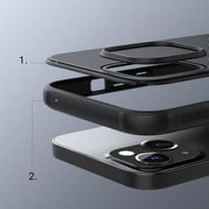 Nillkin Super Frosted Shield ovitek za iPhone 13 mini, črna
