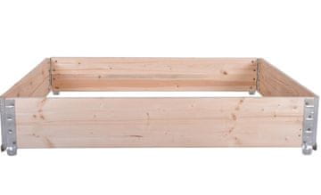 Rojaplast Sestavljiva Visoka Greda 120x80cm iz Borovega Lesa