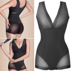 Northix Shapewear spodnje perilo za oblikovanje postave, črno - velikost XXL 