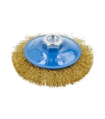 Hoegert ŠČETKA, OKROGLA, MEDENINASTA 0.3mm, PREMER 100mm, ZA KOTNI VRTALNIK M14