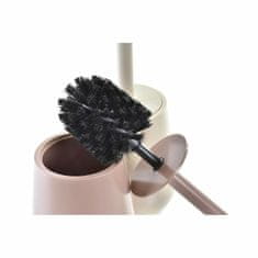 DKD Home Decor WC ščetka DKD Home Decor Brown Beige polistiren 12 x 12 x 34,5 cm (2 enoti)