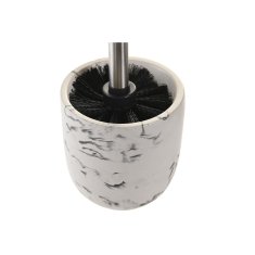 DKD Home Decor WC ščetka DKD Home Decor Black Cement White 10 x 10 x 36 cm