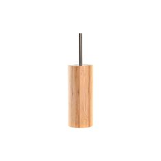 DKD Home Decor WC ščetka DKD Home Decor Silver Natural Metal Bamboo 10 x 10 x 36,8 cm