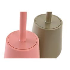 DKD Home Decor WC ščetka DKD Home Decor Pink 12 x 12 x 34,5 cm Zeleni polistiren (2 enoti)