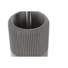 DKD Home Decor WC ščetka DKD Home Decor 11 X 11 X 36,5 CM siva cementna iz nerjavečega jekla