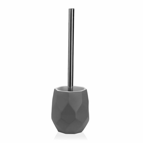 Versa Ščetka za stranišče Versa Amanda Grey Resin (11,2 x 37 x 11,2 cm)