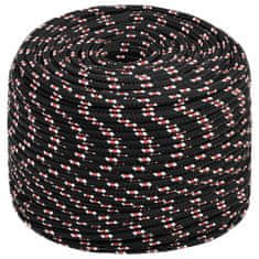 Vidaxl Vrv za čoln bela 10 mm 25 m polipropilen