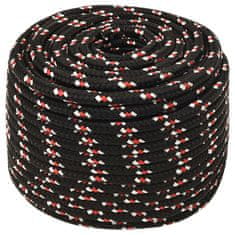 Vidaxl Vrv za čoln bela 12 mm 25 m polipropilen
