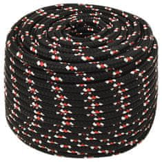 Vidaxl Vrv za čoln bela 14 mm 25 m polipropilen