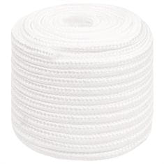 Vidaxl Vrv za čoln popolnoma bela 18 mm 25 m polipropilen