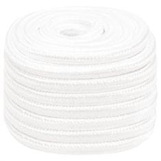 Vidaxl Vrv za čoln popolnoma bela 20 mm 25 m polipropilen