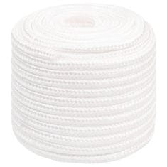 Vidaxl Vrv za čoln popolnoma bela 16 mm 25 m polipropilen