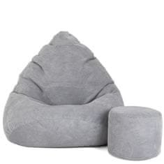 Aga Torba za kavč Dot XXXL + naslon za noge Grey