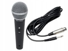 Blow PRM317 žični mikrofon, XLR, JACK 6.3 mono, 5 m kabel, kovina