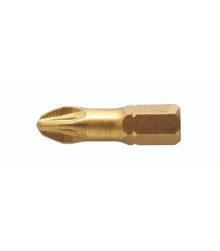 Hoegert VIJAČNI NASTAVEK KRIŽNI PZ3 25 mm, S2, HRAPAV, TITAN OBLOGA, TANEK, Blister 5 kom