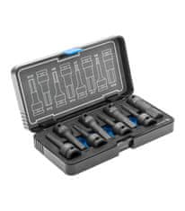 Hoegert Set udarnih natičnih ključev Hex, 1/2", CrMo