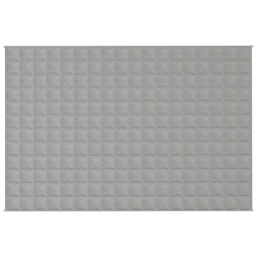Vidaxl Obtežena odeja siva 120x180 cm 5 kg blago