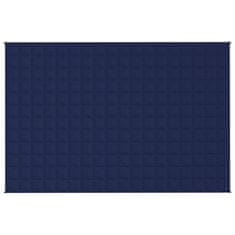 Vidaxl Obtežena odeja modra 120x180 cm 5 kg blago
