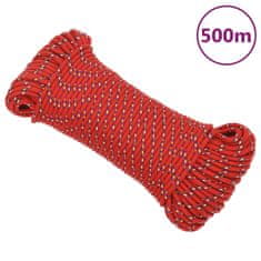 Vidaxl vidaXL Jadralna vrv, rdeča, 5 mm, 500 m, polipropilen