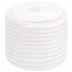 Vidaxl Vrv za čoln popolnoma bela 16 mm 100 m polipropilen