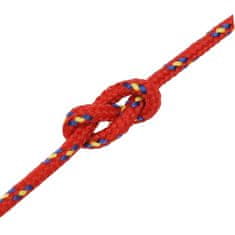 Vidaxl vidaXL Jadralna vrv, rdeča, 5 mm, 100 m, polipropilen