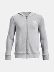 Under Armour Pulover UA Rival Terry FZ Hoodie-GRY YXL
