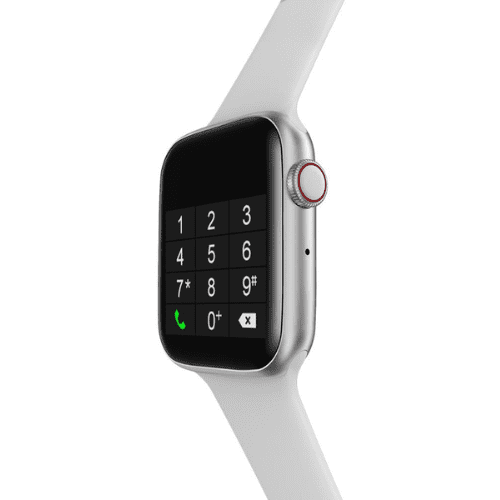 Mormark Vodoodporna ročna pametna ura z zaslonom na dotik - ženka moška - Bluetooth - ULTI D-32 Bela
