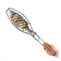 Northix Ribja košara za BBQ 