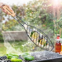 Northix Ribja košara za BBQ 