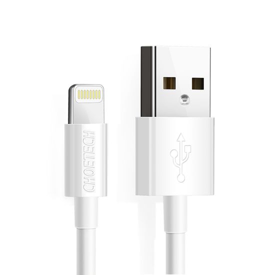 Choetech Kabel USB-A - Lightning MFI 1,8 m certificiran bele barve