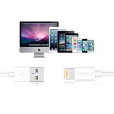 Choetech Kabel USB-A - Lightning MFI 1,8 m, certificiran, bel