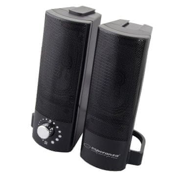 Northix Esperanza - USB stereo zvočnik - Soundbar