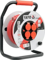 YATO Podaljševalni kabel bobna 30 m iz plastike