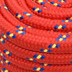 Vidaxl vidaXL Jadralna vrv, rdeča, 20 mm, 100 m, polipropilen