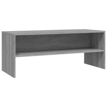 Vidaxl TV omarica siva sonoma 100x40x40 cm inženirski les