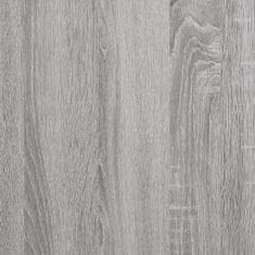 Greatstore Stojalo za tiskalnik siva sonoma 40x30x31 cm inženirski les