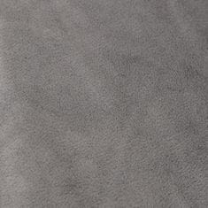 Greatstore Obtežena odeja s prevleko siva 155x220 cm 11 kg blago