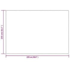 Vidaxl Obtežena odeja s prevleko siva 155x220 cm 11 kg blago