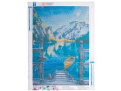 WOWO Diamantno vezenje 5D - 5D diamantno vezenje Slika - Diamantni mozaični komplet Lake