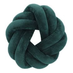 Homla OJEDA Vzglavnik z vozlom v turkizni barvi 30 cm