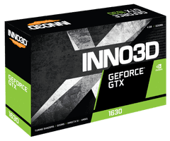 inno3D GeForce GTX 1630 Compact grafična kartica, 4 GB GDDR6 (N16301-04D6-1177VA19)