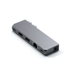Satechi Aluminium Pro Hub Mini priklopna postaja, 1x USB, siva