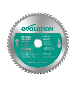 Evolution Žagin list, 210mm, 60 zob, za aluminij