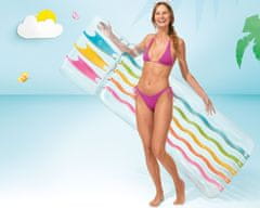 Intex Napihljiv ležalnik Intex 58724 RAINBOW MAT 203x84 cm