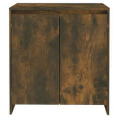 Vidaxl Komoda dimljeni hrast 70x41x75 cm inženirski les