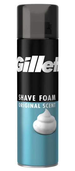 Gillette moška pena za britje Classic Sensitive, 200 ml