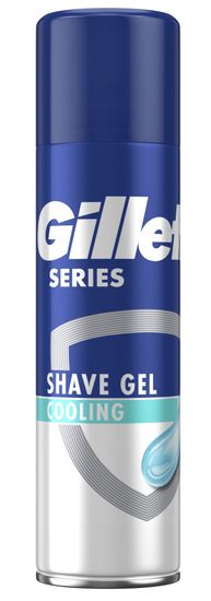 Gillette Series Sensitive Cool gel za britje, 200 ml