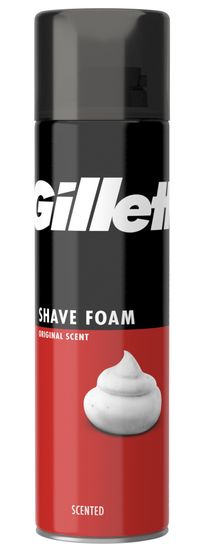 Gillette Menthol pena za britje, 200 ml