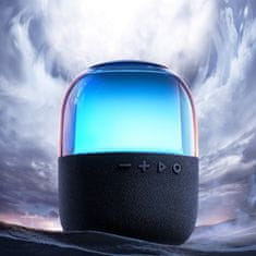 Joyroom Brezžični zvočnik Bluetooth 5.3 RGB 8W črn