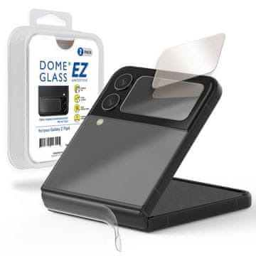 slomart kaljeno steklo whitestone ez glass 2-pack galaxy s flip 4
